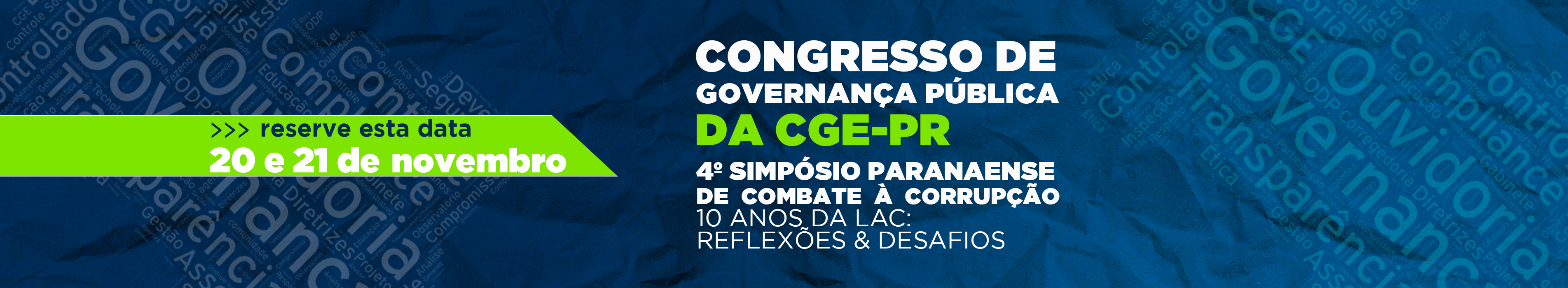 Congresso de Governança Pública da CGE-PR