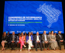 cenas da abertura do Congresso de Governança Pública