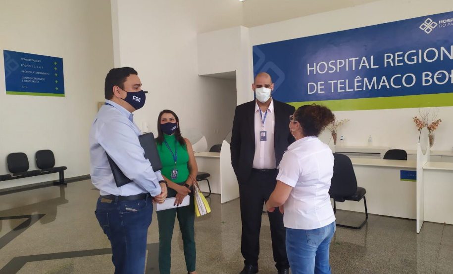 visita ao hospital regional de telemaco borba