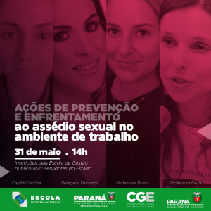 Ações de prevenção ao assédio sexual.