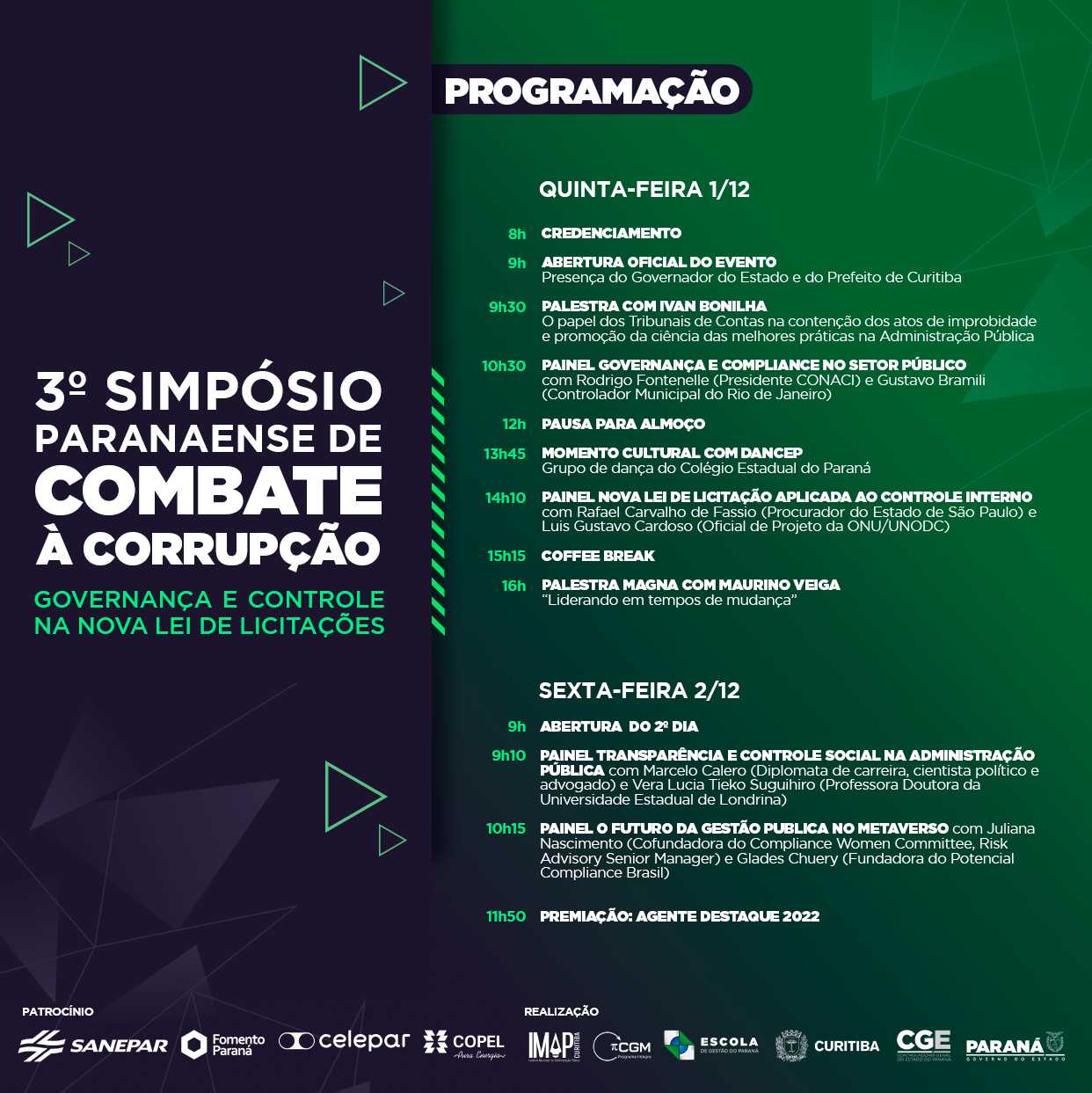 Programação 3º Simpósio