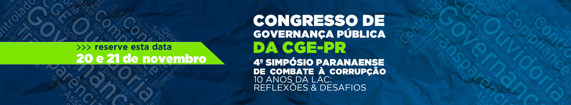 4º Simpósio Paranaense de Combate a Corrupção.