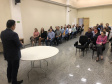 Recepção dos seis novos servidores