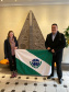 Marilis Molinari e Raul Siqueira em curso na Dinamarca.
