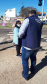 agentes do controle social e da ouvidoria da CGE entrevistam beneficiários do cartão comida boa.