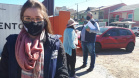 agentes do controle social e da ouvidoria da CGE entrevistam beneficiários do cartão comida boa.