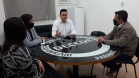 reunião na Divisão Estadual de Combate à Corrupção