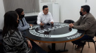 reunião na Divisão Estadual de Combate à Corrupção