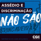 post assédio e discriminação não são brincadeira