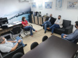 equipe ouvidoria em reunião
