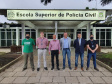 equipe da CGE visita Escola Superior da Polícia Civil