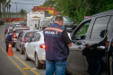 CGE itinerante conversa com motoristas na travessia de guaratuba