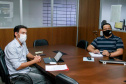 imagem da reunião entre membros da CGE PR e CGE SC