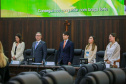 participação da controladora-geral do Estado, Leticia Ferreira da Silva, no II Fórum Internacional de Integridade do TJ PR