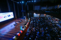 Imagens do auditórios e palestrantes do 2 Congresso de Governança Pública da CGE, no Canal da Música.