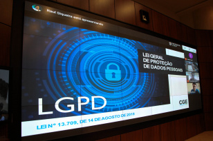 imagem de tela sobre LGPD
