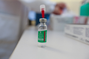 amostra da vacina