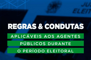 capa da cartilha em que se lê Regras e Condutas