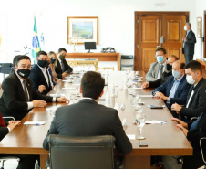 Reunião celebração do acordo de cooperação técnica do Hapia