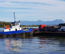 embarque ferry-boat inspeção