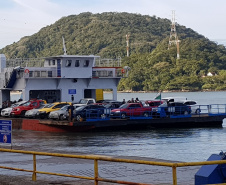 embarque ferry-boat inspeção