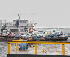 equipe da CGE acompanha serviço da travessia da Baía de Guaratuba