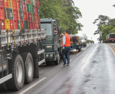 equipe da CGE acompanha serviço da travessia da Baía de Guaratuba