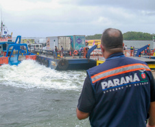 CGE itinerante conversa com motoristas na travessia de guaratuba