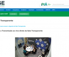 imagens de reunião dentro da sala transparente