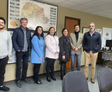 equipe da corregedoria em visita ao IAT