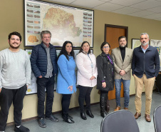 equipe da corregedoria em visita ao IAT