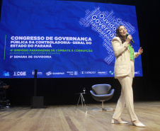 cenas do segundo dia do Congresso de Governança Pública da CGE PR