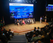 cenas da abertura do Congresso de Governança Pública