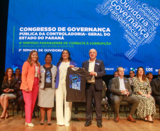 cenas da abertura do Congresso de Governança Pública