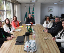 participantes da reunião CGE e Seti conversam sobre o reteste do Programa de Integridade e Compliance