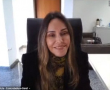 imagens das participantes em tela de computado participando do webinar 