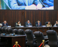 participação da controladora-geral do Estado, Leticia Ferreira da Silva, no II Fórum Internacional de Integridade do TJ PR