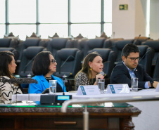 participação da controladora-geral do Estado, Leticia Ferreira da Silva, no II Fórum Internacional de Integridade do TJ PR