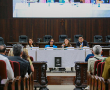 participação da controladora-geral do Estado, Leticia Ferreira da Silva, no II Fórum Internacional de Integridade do TJ PR
