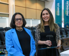 participação da controladora-geral do Estado, Leticia Ferreira da Silva, no II Fórum Internacional de Integridade do TJ PR