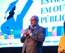 Imagens do auditórios e palestrantes do 2 Congresso de Governança Pública da CGE, no Canal da Música.