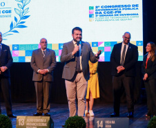 Imagens do auditórios e palestrantes do 2 Congresso de Governança Pública da CGE, no Canal da Música.
