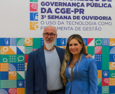 Imagens do auditórios e palestrantes do 2 Congresso de Governança Pública da CGE, no Canal da Música.