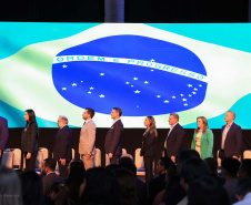 Imagens do auditórios e palestrantes do 2 Congresso de Governança Pública da CGE, no Canal da Música.