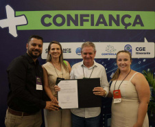 Reunião do controla parana no evento mais cidades