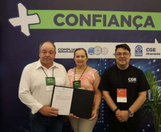 Reunião do controla parana no evento mais cidades