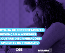 imagens da gravação do curso de prevenção ao assédio