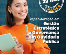 post de divulgação da especialização em ouvidoria pública