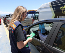 pessoas abordadas pelas equipes do CGE Itinerante