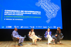 palestrantes no congresso de governança pública